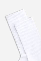 CALZINO IN SPUGNA DI COTONE BIANCO